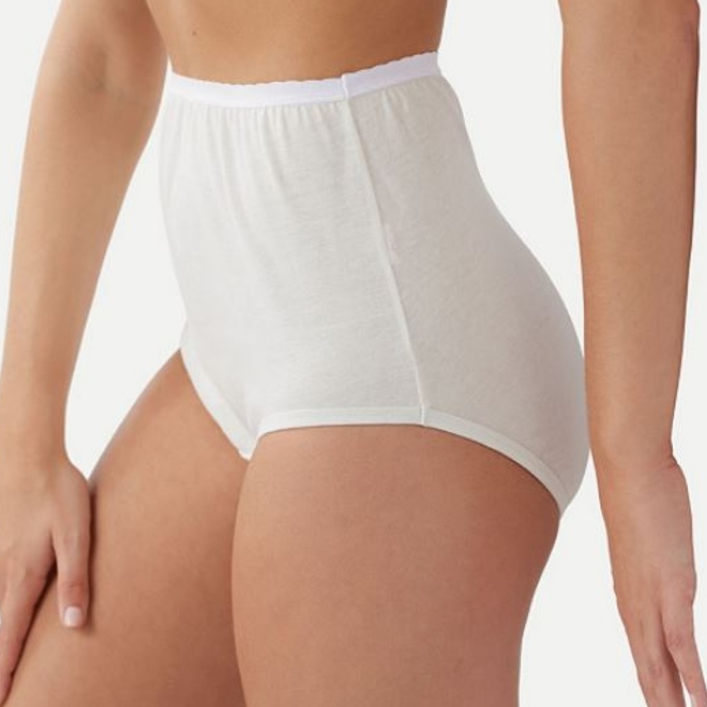 Breezies Set of 6 Cotton Brief Panties w/UltimAir - Picture 3 of 5